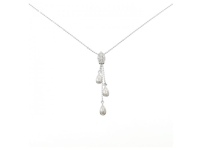 Autre Marque Collar de Diamante Pt900 Pt850 Plata