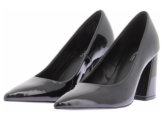 Autre Marque Schwarze Lacklederschuhe