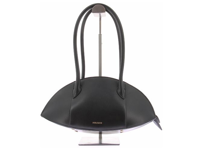 Nina Ricci Bolsa "Le bal médium" preta em couro Preto