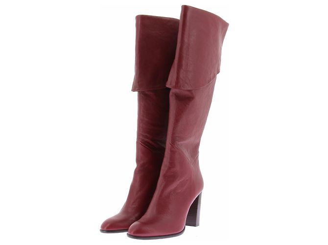 Ba&Sh Botas altas burdeos