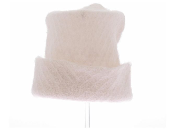 Selected Gorro branco de alpaca