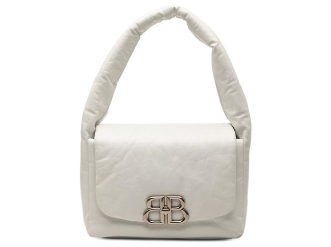 Bolsa de Ombro Balenciaga Monaco BB Logo