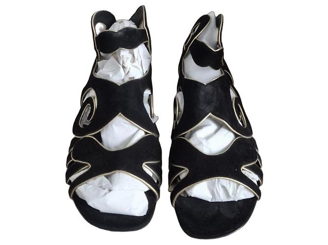 Chanel Espadrilles Gold Hardware 36C