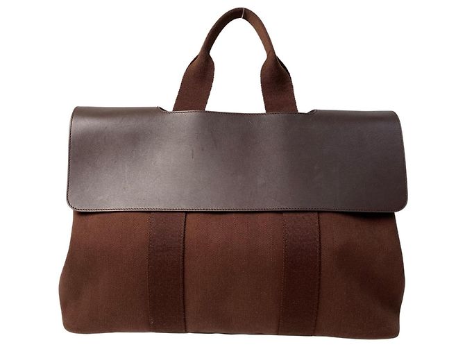 Borsa tote MM Valparaiso di Hermès con pochette Marrone