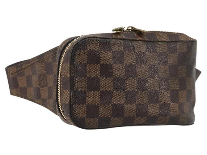 LOUIS VUITTON Borsa a Spalla Geronimos Damier Ebene N51994 LV Auth 159162