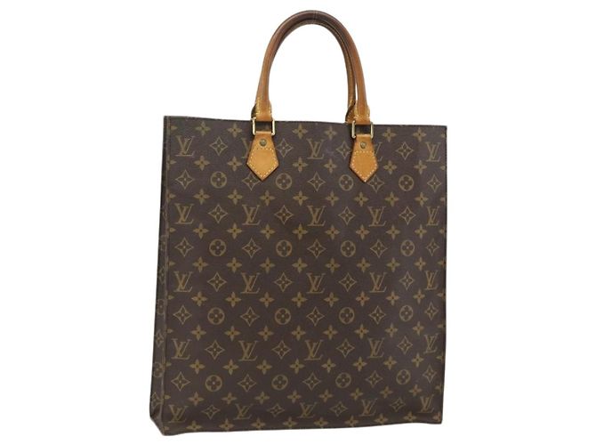 LOUIS VUITTON Bolsa Sac Plat Monogram M51140 LV Auth ka3879 Monograma