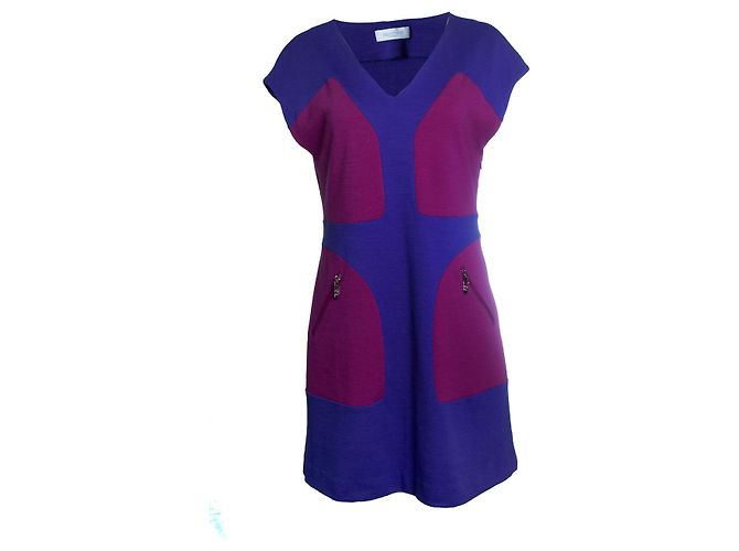 Emilio Pucci Farbblockkleid in Lila