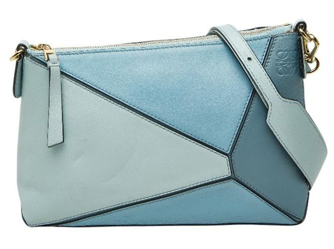 Sac à épaule Anagram Puzzle Loewe Bleu
