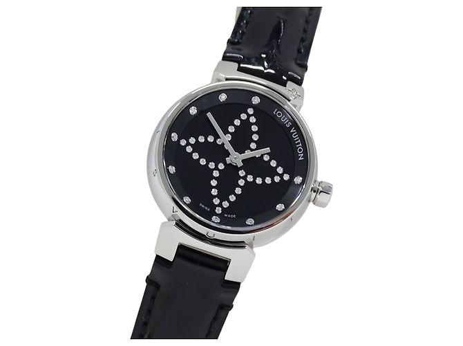 Relógio de quartzo Tambour Forever Diamond para mulheres da Louis Vuitton