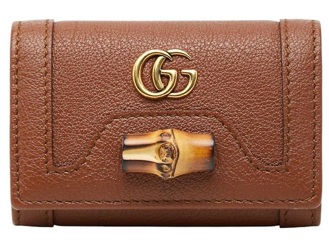 Gucci Bamboo Line 6-Key Case Brown