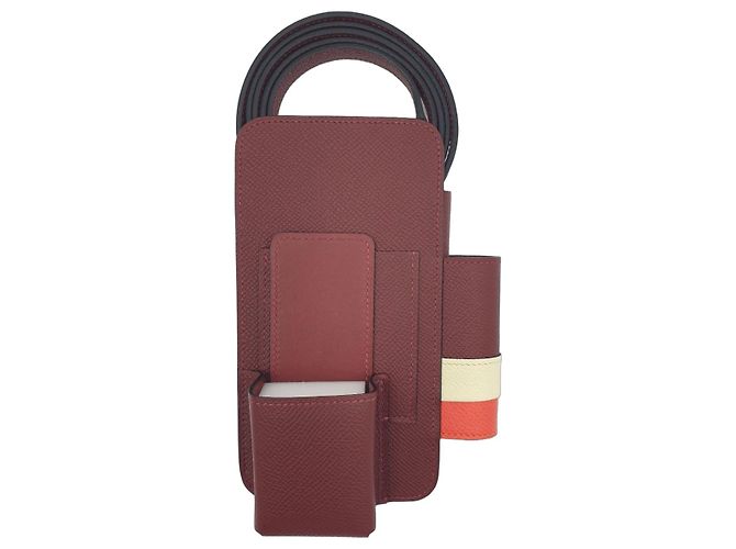 Hermès Funda para smartphone Hermesway, rojo H/amarillo Milton/naranja campo Roja