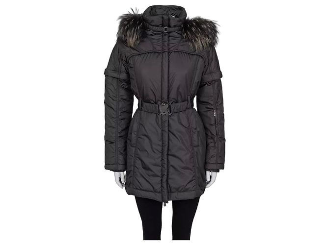 Céline Celine Black Removable Sleeve Puffer Jacket - Size M Pre-owned