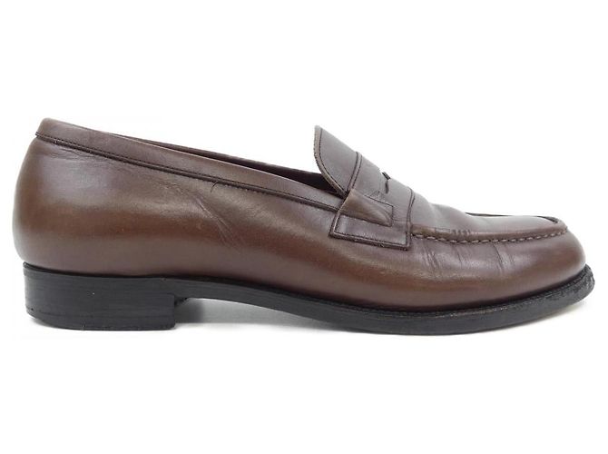 Autre Marque Baskets en cuir Martinique Marron
