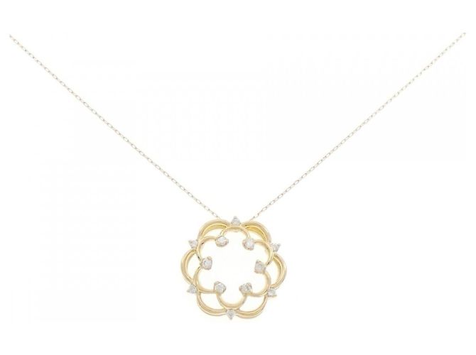 Autre Marque Collar de diamante Au750 Dorado
