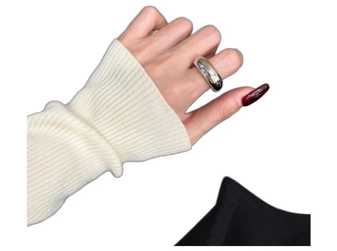Chaumet Anello Paris Collection Mudfish Oro Bianco Argento