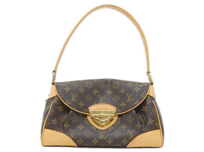 Borsa a Spalla Louis Vuitton Monogram Beverly MM M40121 Marrone