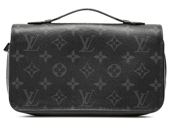 Cartera Zippy XL Monogram Eclipse Negra Louis Vuitton Negro