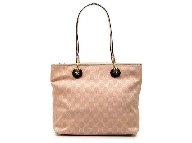 Gucci Pink GG Canvas Eclipse Tote