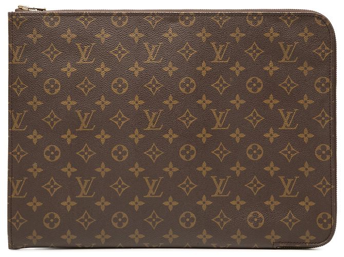 Portfolio Poche Documents Monogram Marron Louis Vuitton
