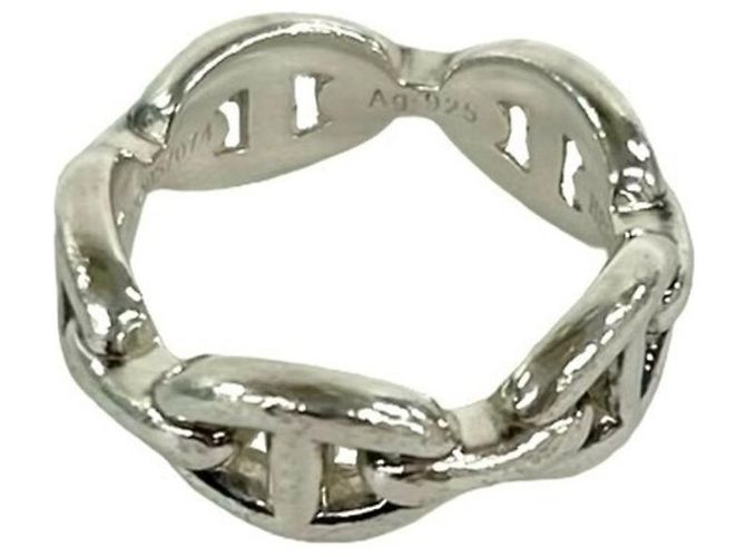 Ring Anel de Prata Esterlina 925 Enchainée da Hermès