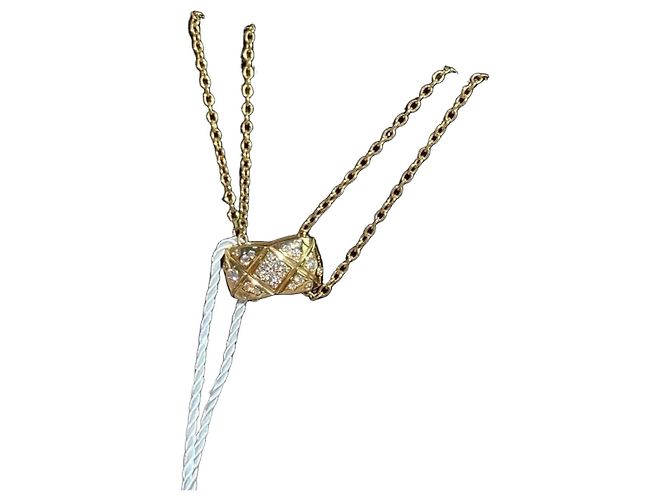 Collana Chanel Coco Crush Diamanti Oro Opaco D'oro