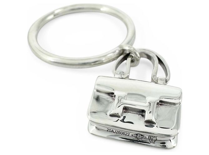 Anillo de banda de plata Amulette Constance de Hermès