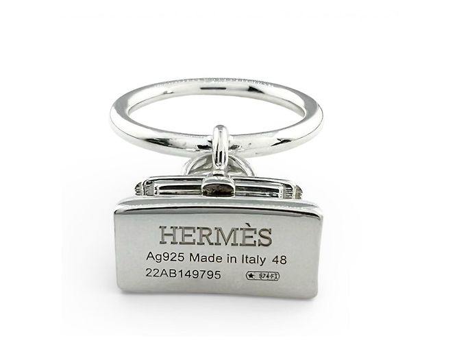 Hermès Anello Amulette Kelly HERMES Argento