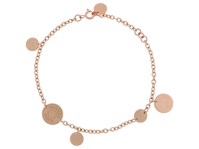 Pulsera Charm ST Confetti de Hermès en Oro Rosa de 18K