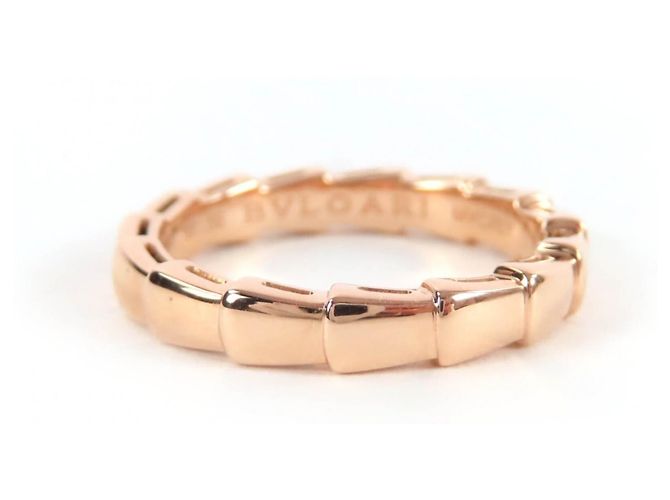 Bulgari Anello Bvlgari Serpenti Viper in Oro Rosa D'oro