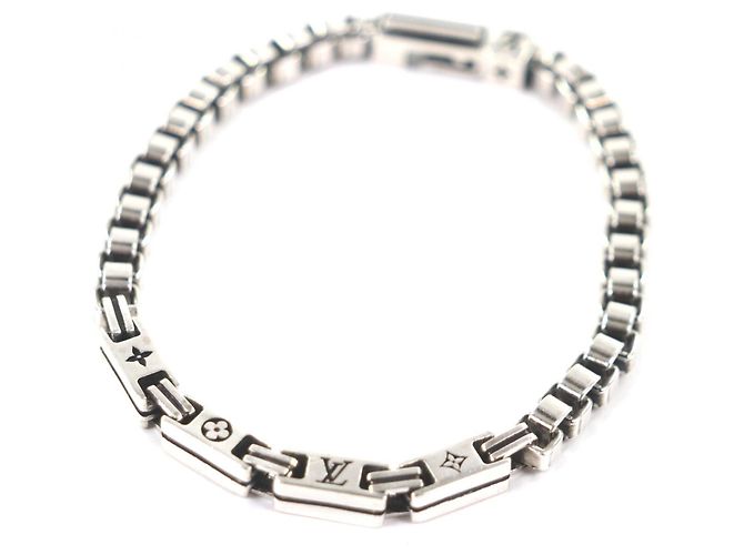 Silberne Charm-Armbanduhr von Louis Vuitton