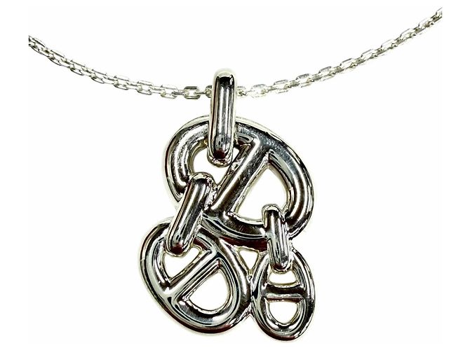 Hermès Collar Hermes Chaine d'Ancre Enchainée PM Plata