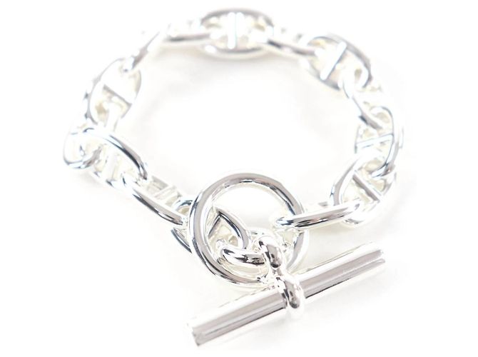 Pulseira Charm Chaine d'Ancre MM da Hermès Prata