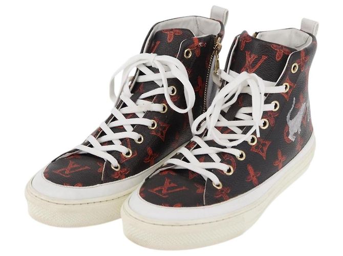 Catgram Stellar Line Sneakers LOUIS VUITTON LV Auth 176071M Monogramm