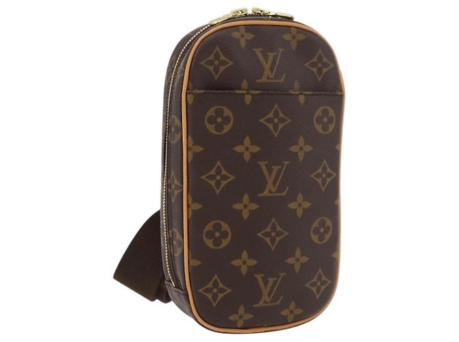 LOUIS VUITTON Pochette Gange Monogram Borsa a Spalla M51870 LV Auth am11404SAV Monogramma