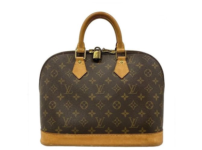 Louis Vuitton Alma Beige Golden