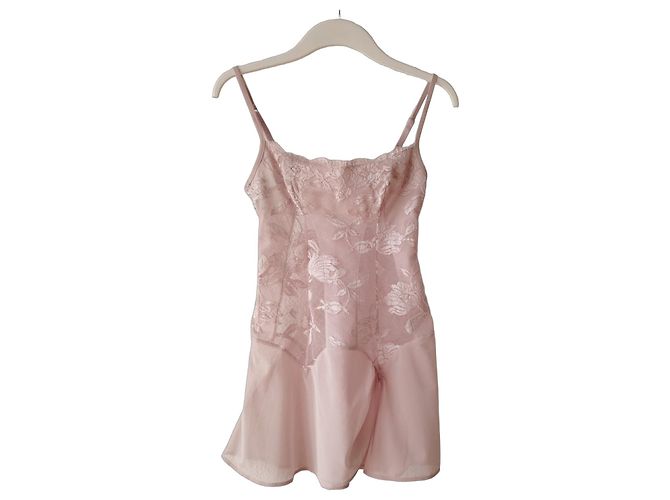 LA PERLA SOTTOVESTE CON INSERTI IN PIZZO. Rosa