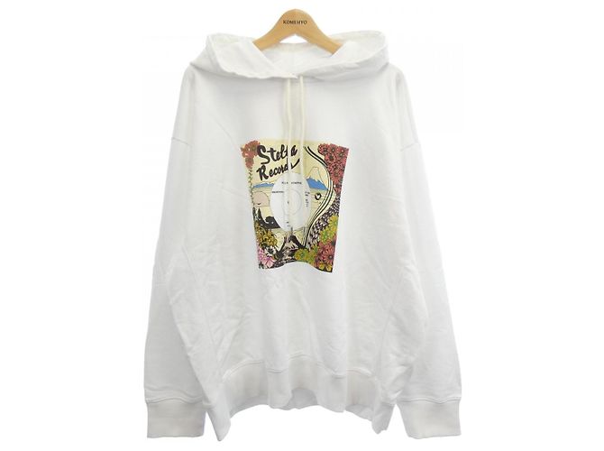 Stella Mc Cartney Record Hoodie von Stella McCartney Weiß