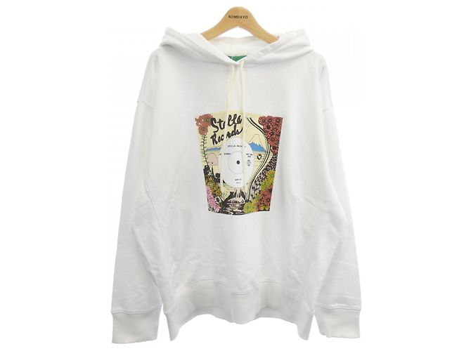 Stella Mc Cartney Record Hoodie von Stella McCartney Weiß