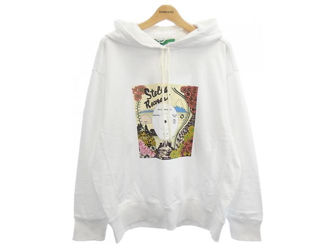 Stella Mc Cartney Record Hoodie von Stella McCartney Weiß
