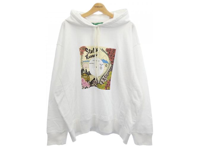 Stella Mc Cartney Record Hoodie von Stella McCartney Weiß