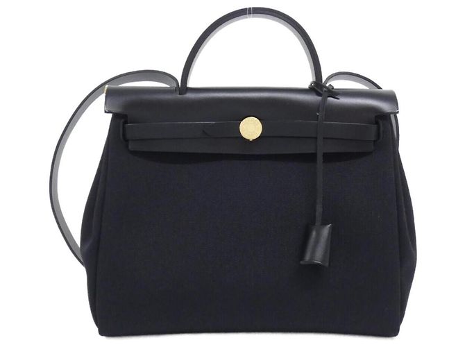 Hermès Hermes Herbag Zip PM Handbag Black