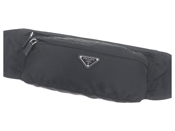 Bolsa de Ombro com Logo Triangular 2VL132 da Prada Preto