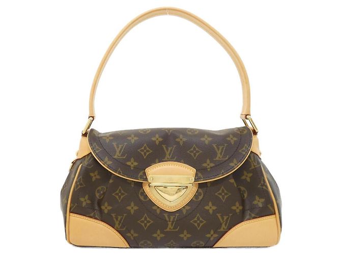 Borsa a Spalla Beverly MM Monogramma Louis Vuitton Marrone
