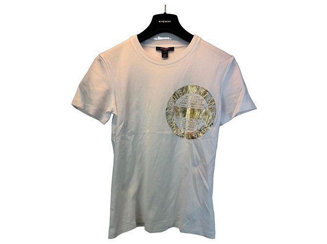 Camiseta Louis Vuitton Blanco Dorado