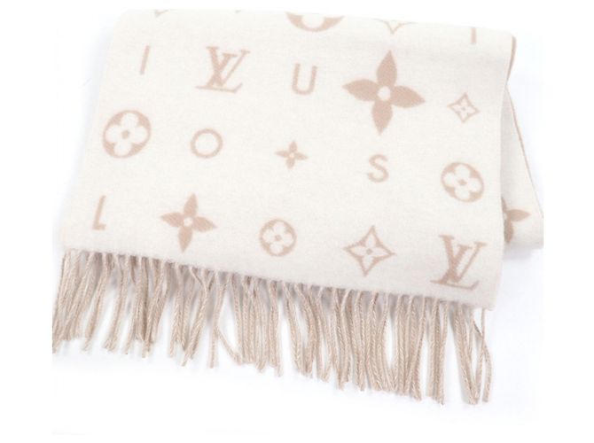Sciarpa Reykjavik Cloud di Louis Vuitton Beige