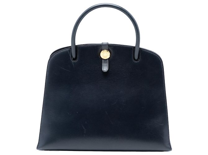 Hermès Caixa Azul Couro Dalvy 30 Azul marinho