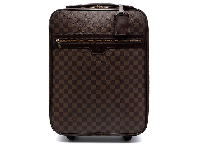 Louis Vuitton Pegase 45 Damier Ebene Marrom