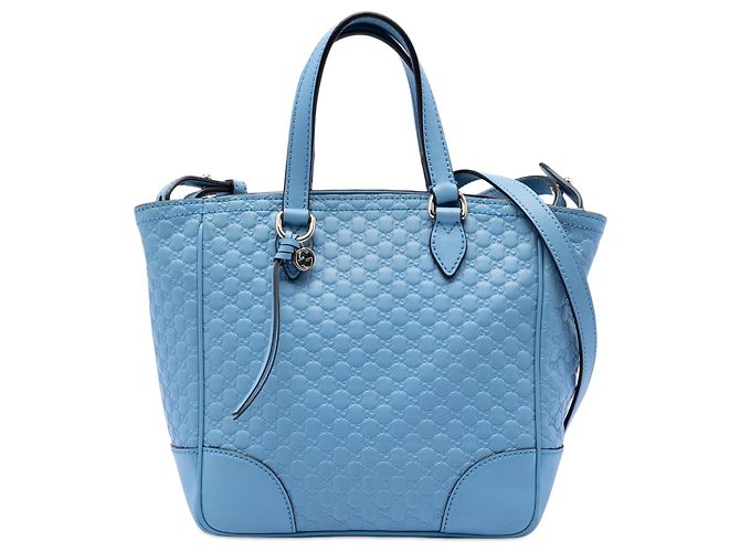 Borsa Bree Microguccissima blu piccola di Gucci Blu chiaro