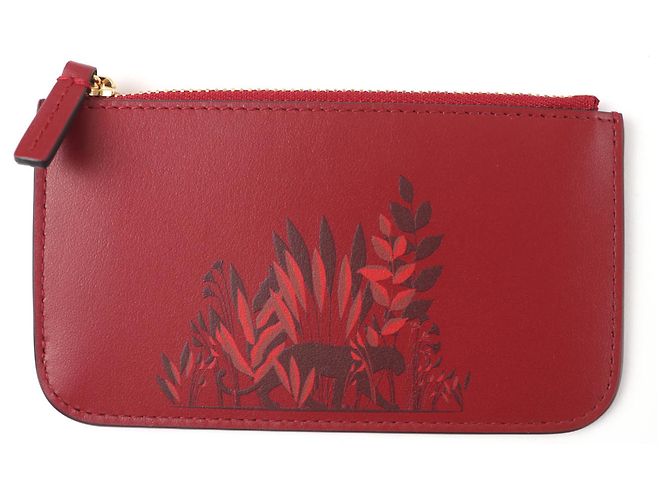 Monedero de cuero gráfico Panthère de Cartier