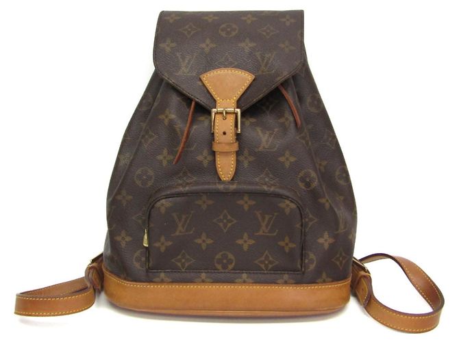 Louis Vuitton Monogram Montsouris MM Women's Backpack Brown